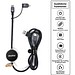 MagCable 5in1 LED long NFC, Schwarz