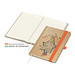 Geiger-Notes Match-Book Creme Bestseller Notizbuch A4 Natura braun, inkl. Druck, orange