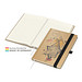 Geiger-Notes Match-Book Creme Bestseller Notizbuch A4 Natura braun, inkl. Druck, schwarz