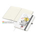 Geiger-Notes Match-Book Creme Bestseller Notizbuch Natura A4, inkl. Druck, silbergrau