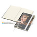 Geiger-Notes Match-Book Creme Bestseller Notizbuch A5 Cover-Star matt, inkl. Druck, weiß