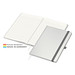 Geiger-Notes Match-Book green+blue Notizbuch A4 Natura Recycling, inkl. Druck, silbergrau