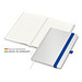 Geiger-Notes Match-Book green+blue Notizbuch A5 Cover-Star Recycling-Matt, inkl. Druck auf Einband, mittelblau