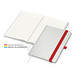 Geiger-Notes Match-Book green+blue Notizbuch A5 Natura Recycling, inkl. Druck, rot