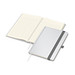 Geiger-Notes Notizbuch Match-Book White A4 Bestseller, inkl. Digitaldruck auf Einband, matt, silbergrau