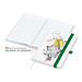 Geiger-Notes Match-Book White Bestseller Notizbuch A4 Natura, inkl. Druck, grün