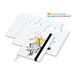 Geiger-Notes Match-Hybrid White Bestseller Notizbuch A4, Natura, inkl. Druck, schwarz