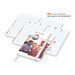 Geiger-Notes Match-Hybrid White Bestseller Notizbuch A5, Cover-Star gloss-, inkl. Druck, weiß