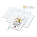 Geiger-Notes Match-Hybrid White Bestseller Notizbuch A5, Natura, inkl. Druck, weiß