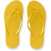 MAUPITI L / XL. Bequeme Flip-Flops mit PE-Sohle und PVC-Riemen, Gelb