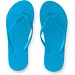 MAUPITI L / XL. Bequeme Flip-Flops mit PE-Sohle und PVC-Riemen, Hellblau