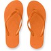 MAUPITI S / M. Bequeme Flip-Flops mit PE-Sohle und PVC-Riemen, Orange