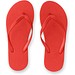 MAUPITI S / M. Bequeme Flip-Flops mit PE-Sohle und PVC-Riemen, Rot