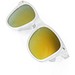 MEKONG. Sonnenbrille aus Polycarbonat mit verspiegelten Brillengläsern, Dunkelgelb