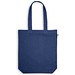 MERIDA. Tragetasche (220 g/ m²) aus Baumwolle (50%), recycelter Baumwolle (30%) und polyester (20% rPET), Blau