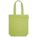 MERIDA. Tragetasche (220 g/ m²) aus Baumwolle (50%), recycelter Baumwolle (30%) und polyester (20% rPET), Hellgrün