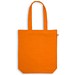MERIDA. Tragetasche (220 g/ m²) aus Baumwolle (50%), recycelter Baumwolle (30%) und polyester (20% rPET), Orange