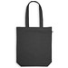 MERIDA. Tragetasche (220 g/ m²) aus Baumwolle (50%), recycelter Baumwolle (30%) und polyester (20% rPET), Schwarz