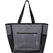 Mesh 23 L Tragetasche aus Recyclingmaterial, schwarz