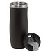 Metall-Isolierbecher Smooth, 400 ml, schwarz/grau