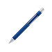 Metall-Kugelschreiber Mailand, blaue Mine, blau-metallic