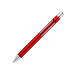 Metall-Kugelschreiber Mailand, blaue Mine, rot-metallic