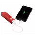 Metall-Ladegerät Powerbank, 2.200 mAh, rot