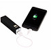 Metall-Ladegerät Powerbank, 2.200 mAh, schwarz