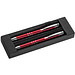 LANCE® Metall-Schreibset Minsk, blaue Mine, Rot metallic