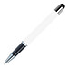 uma® Metall-Rollerball Straight, schwarze Mine, weiß