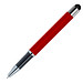 uma® Metall-Rollerball Straight, schwarze Mine, rot