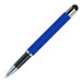uma® Metall-Rollerball Straight, schwarze Mine, blau
