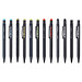 LANCE® Metall-Touchkugelschreiber, schwarz/blau, farbige Glanzgravur in blau