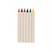 Micki GRS Infinity 6-teiliges Buntstift-Set, weiß