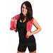 Microfaser-Sport-Handtuch, rot