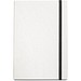 MILKY. A5-Notizblock mit Hardcover aus 100 % recyceltem Papier, Schwarz