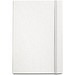 MILKY. A5-Notizblock mit Hardcover aus 100 % recyceltem Papier, Weiß