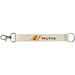 Mini Sublimation Schlüsselband mit Ring, weiss, 25mm