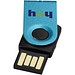 Mini USB-Stick, aquablau, 32GB