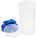 Shaker Protein, 0,6 l, weiß/transparent