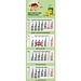 Geiger-Notes Monatskalender Quadro Light 4 Bestseller, Benelux, inkl. Druck, hellgrau