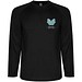 Montecarlo Langarm Sport-Shirt für Männer, schwarz, M