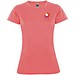Montecarlo Sport T-Shirt für Damen, Fluor Coral, 2XL