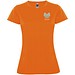 Montecarlo Sport T-Shirt für Damen, Fluor Orange, 2XL