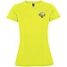 Montecarlo Sport T-Shirt für Damen, Fluor Yellow, 2XL