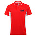 Montmelo Sport Poloshirt Unisex, rot / weiß, S
