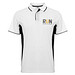 Montmelo Sport Poloshirt Unisex, weiß / schwarz, S