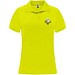 Monzha Sport Poloshirt für Damen, Fluor Yellow, 2XL