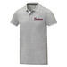 Morgan Polo für Herren, zweifarbig, heather grau, S