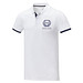 Morgan Polo für Herren, zweifarbig, weiss, S